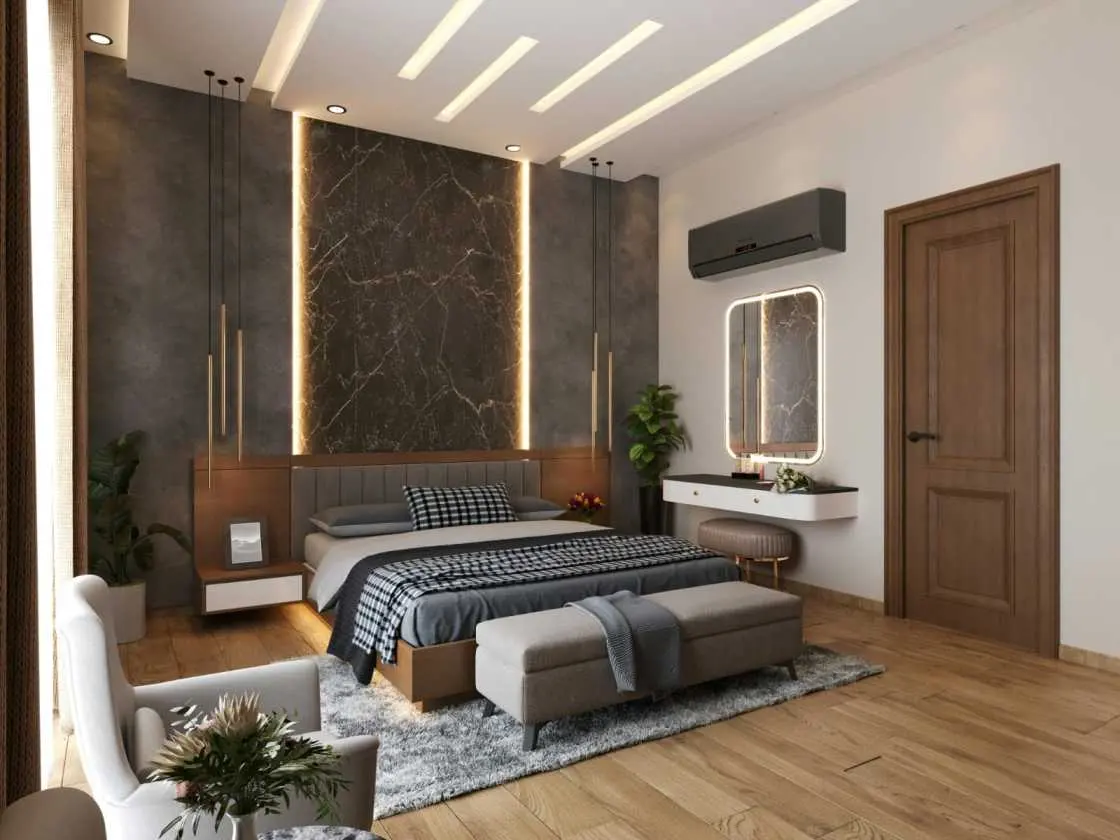 Modern retail store interior and product display space