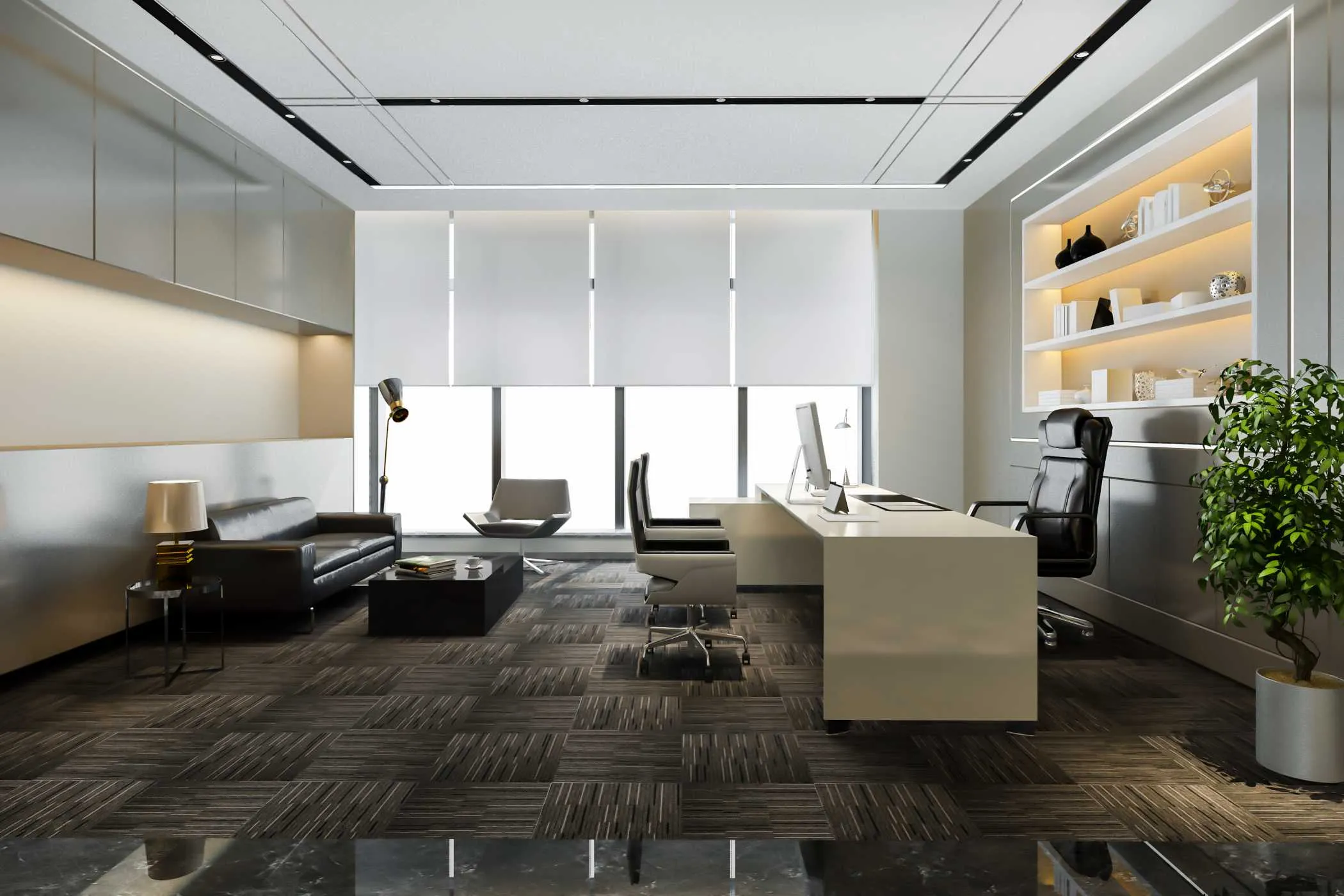 Office interior design in Hyderabad by Kiansh Interiors