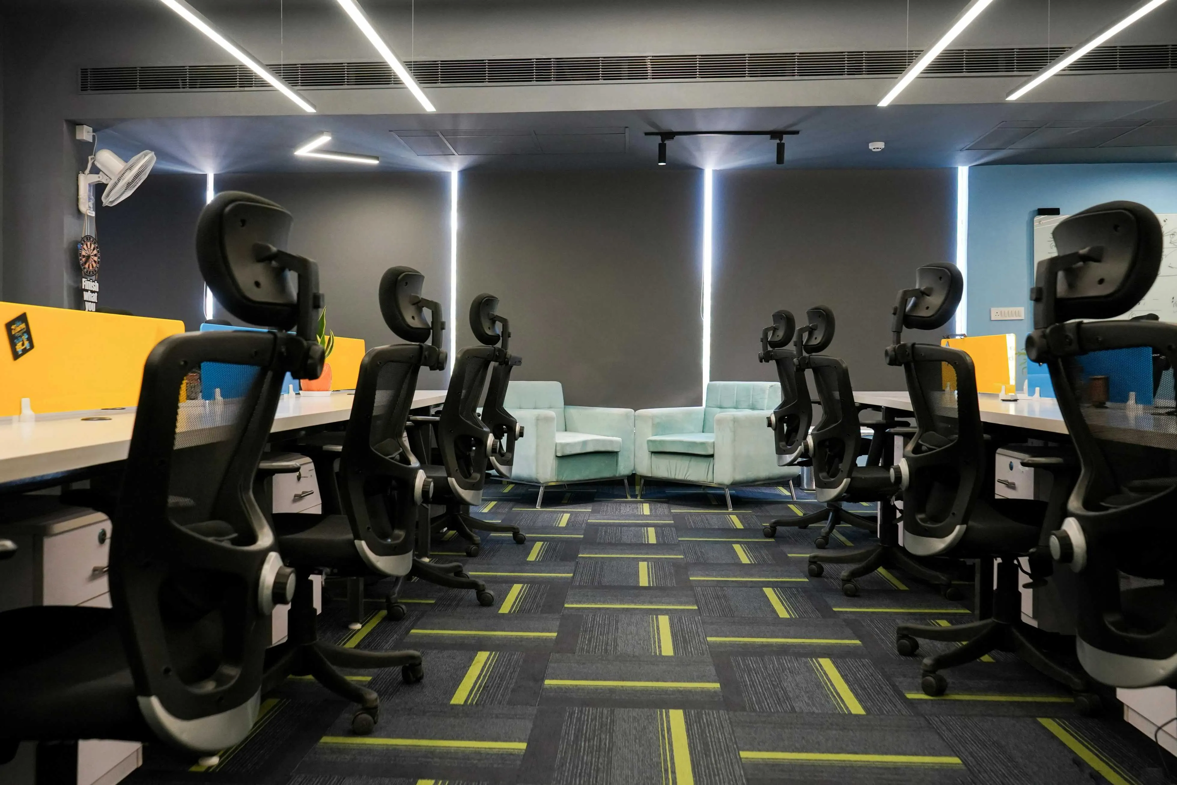 Modern corporate office interior and workspace design
